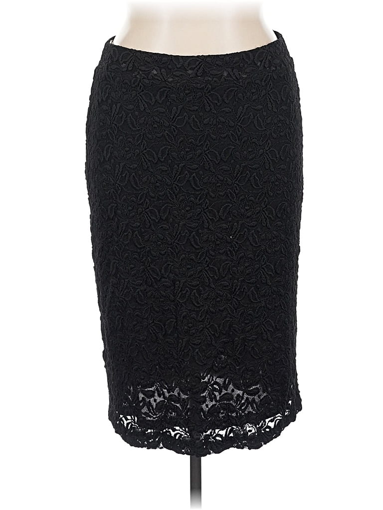 Pre-owned Jones New York Collection Formal Skirt In Black