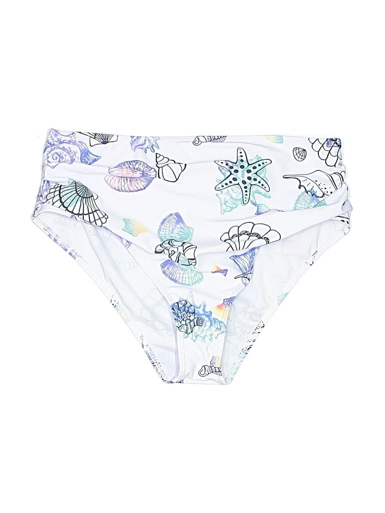 Pre-owned Unbranded Swimsuit Bottoms In White