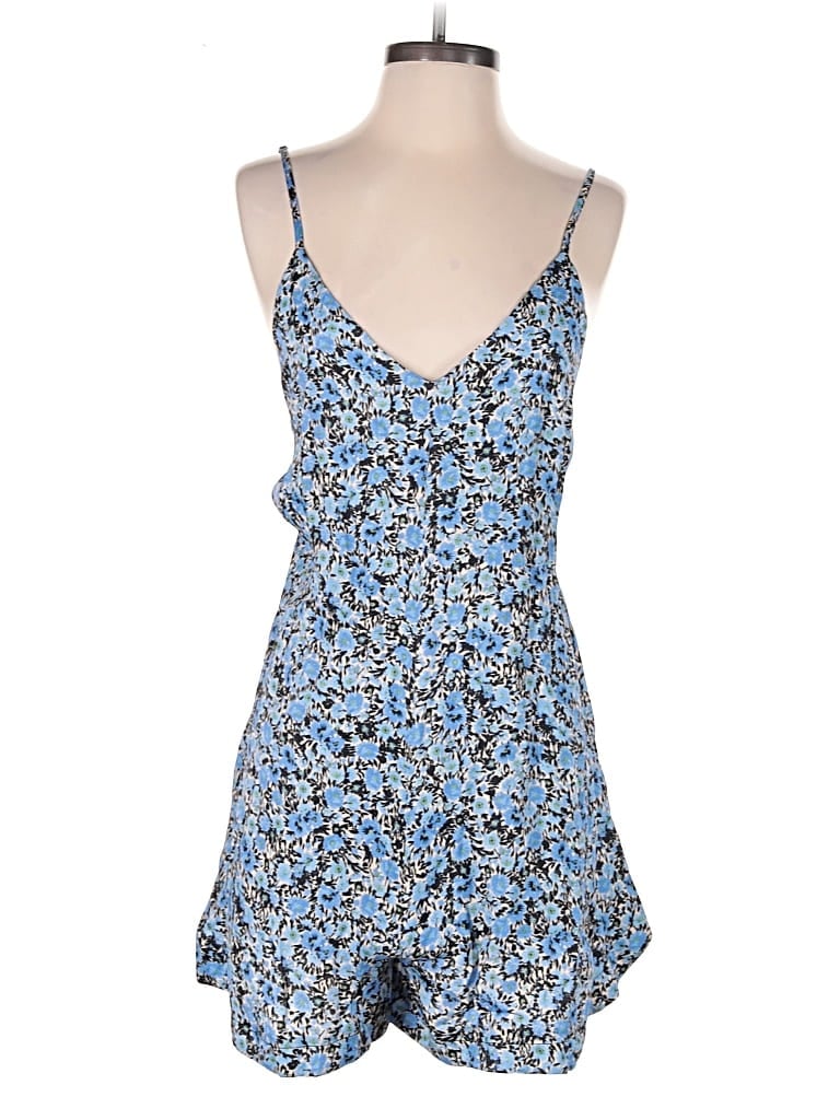 TOPSHOP Pre-owned Romper In Blue