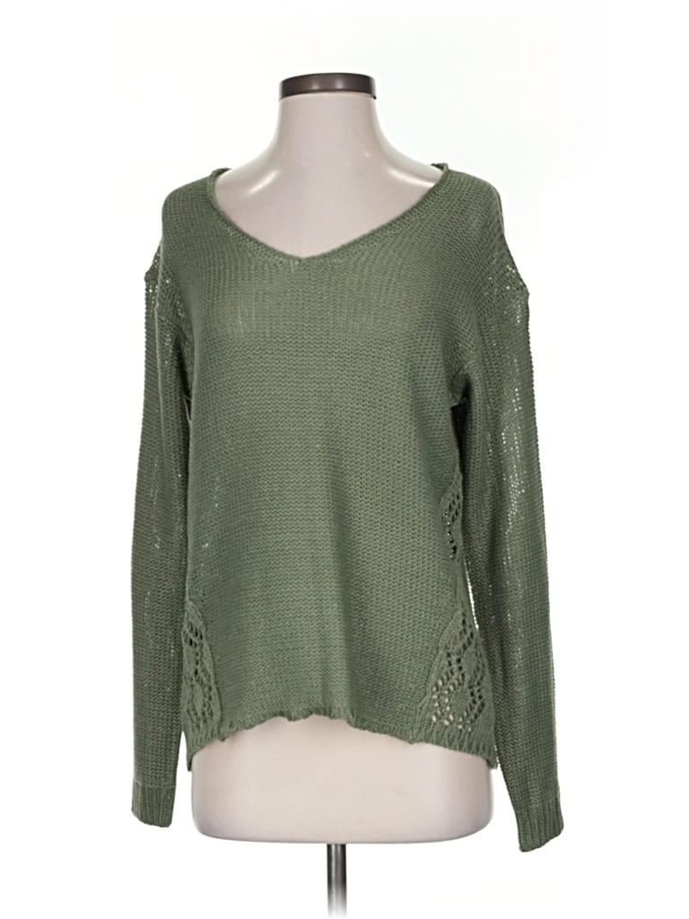 Pre-owned Harper Heritage Pullover Sweater In Green