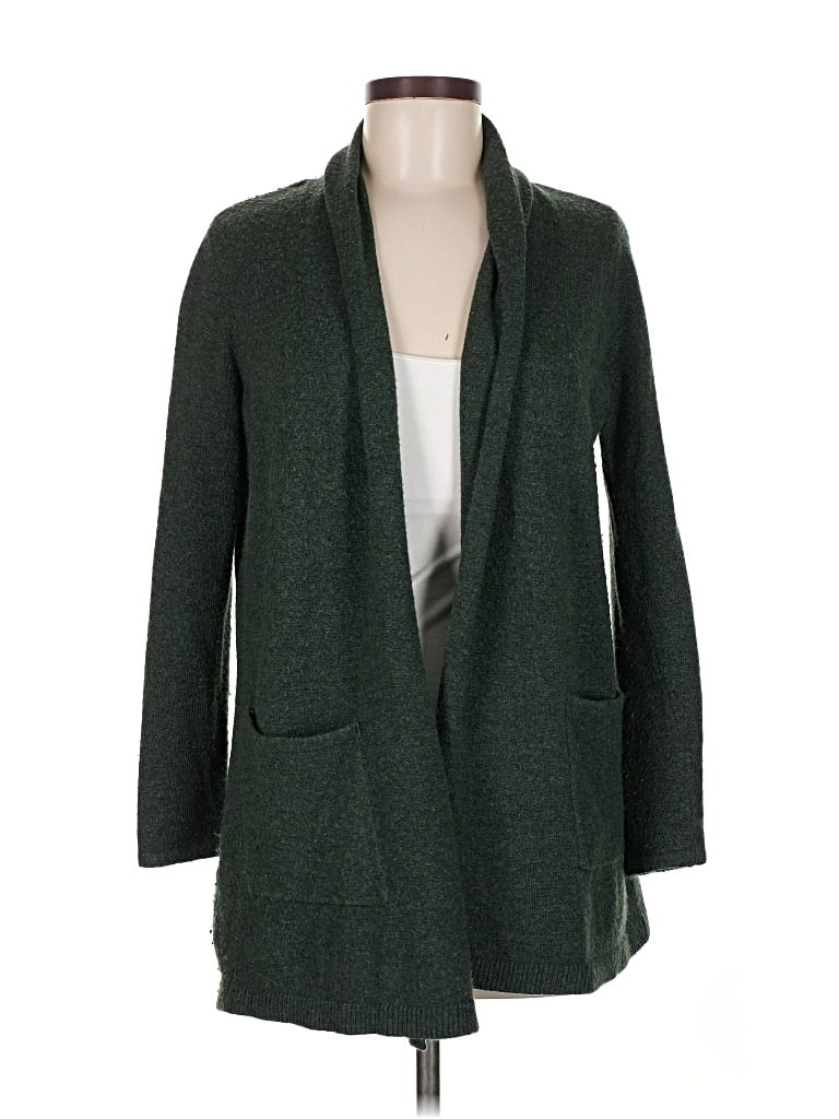 Pre-owned Ann Taylor Loft Cardigan Sweater In Green