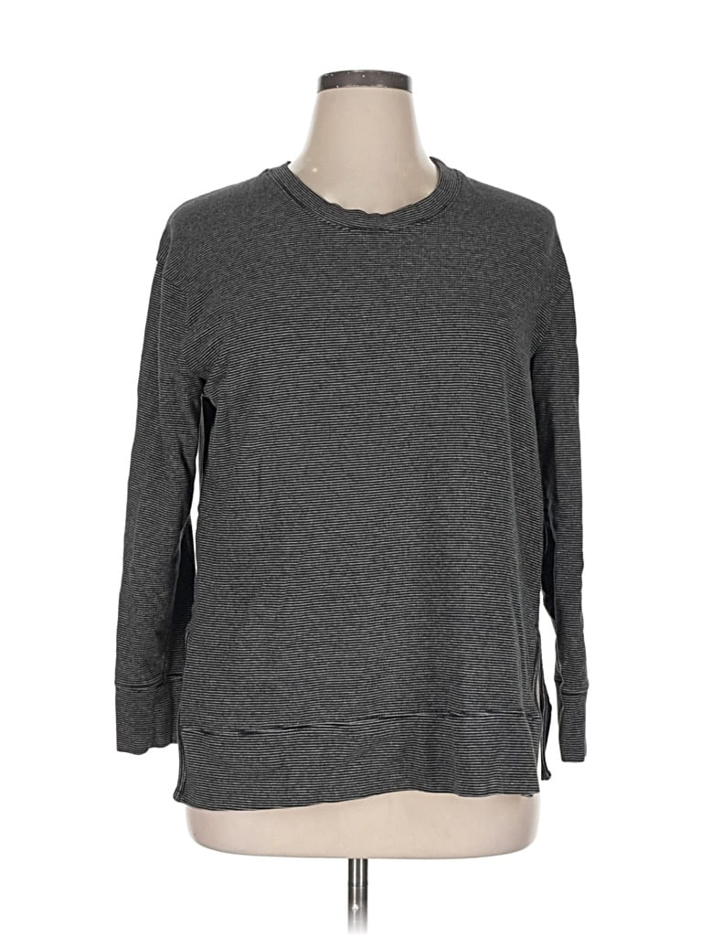 Pre-owned Daily Ritual Pullover Sweater In Gray