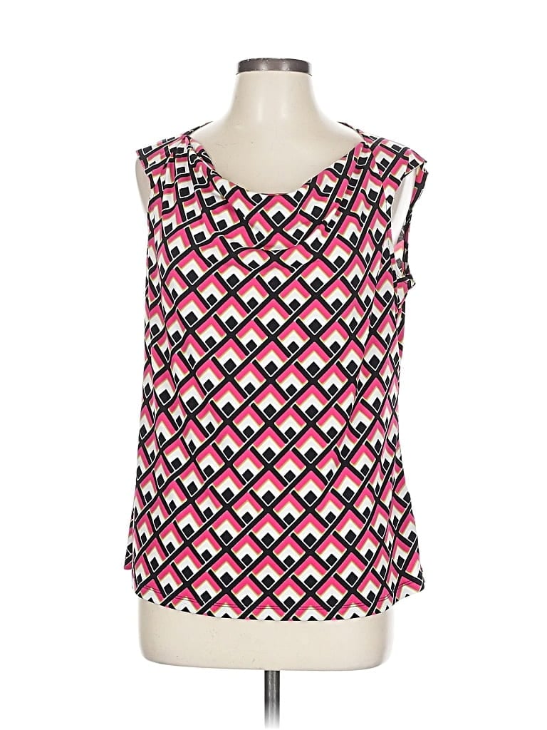 Pre-owned Kasper Sleeveless T-shirt In Pink