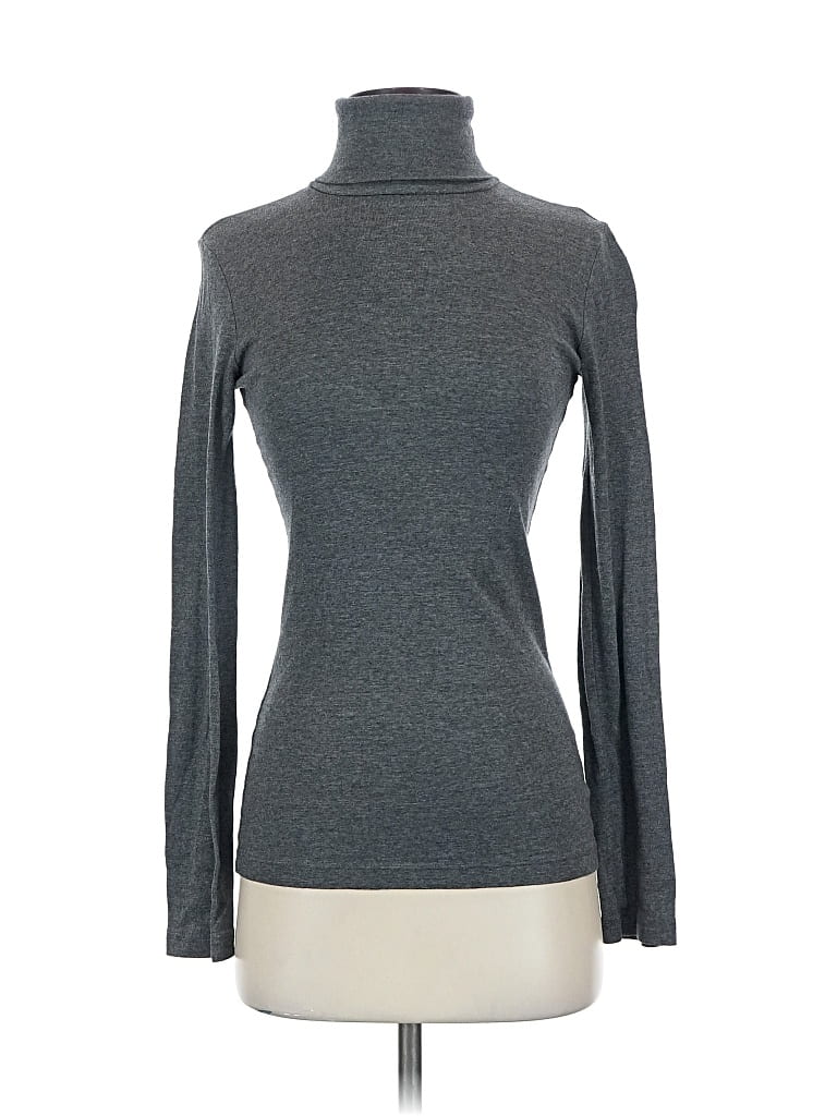 Pre-owned Splendid Turtleneck Sweater In Gray
