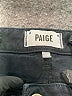 Paige Chevron-herringbone Black Jeans Size 26 waist - photo 7