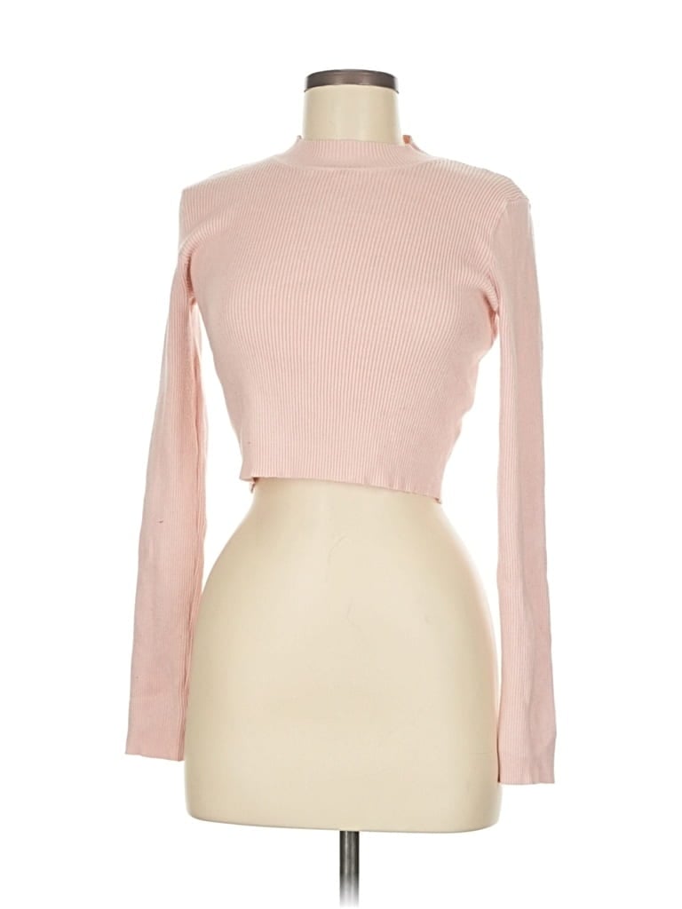 Pre-owned Brandy Melville Cardigan Sweater In Pink