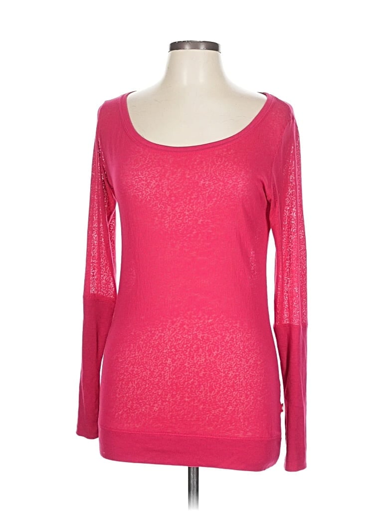 Pre-owned Nike 3/4 Sleeve T-shirt In Pink