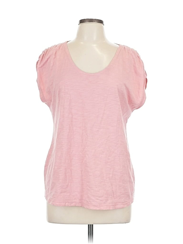 Pre-owned T By Talbots Short Sleeve T-shirt In Pink