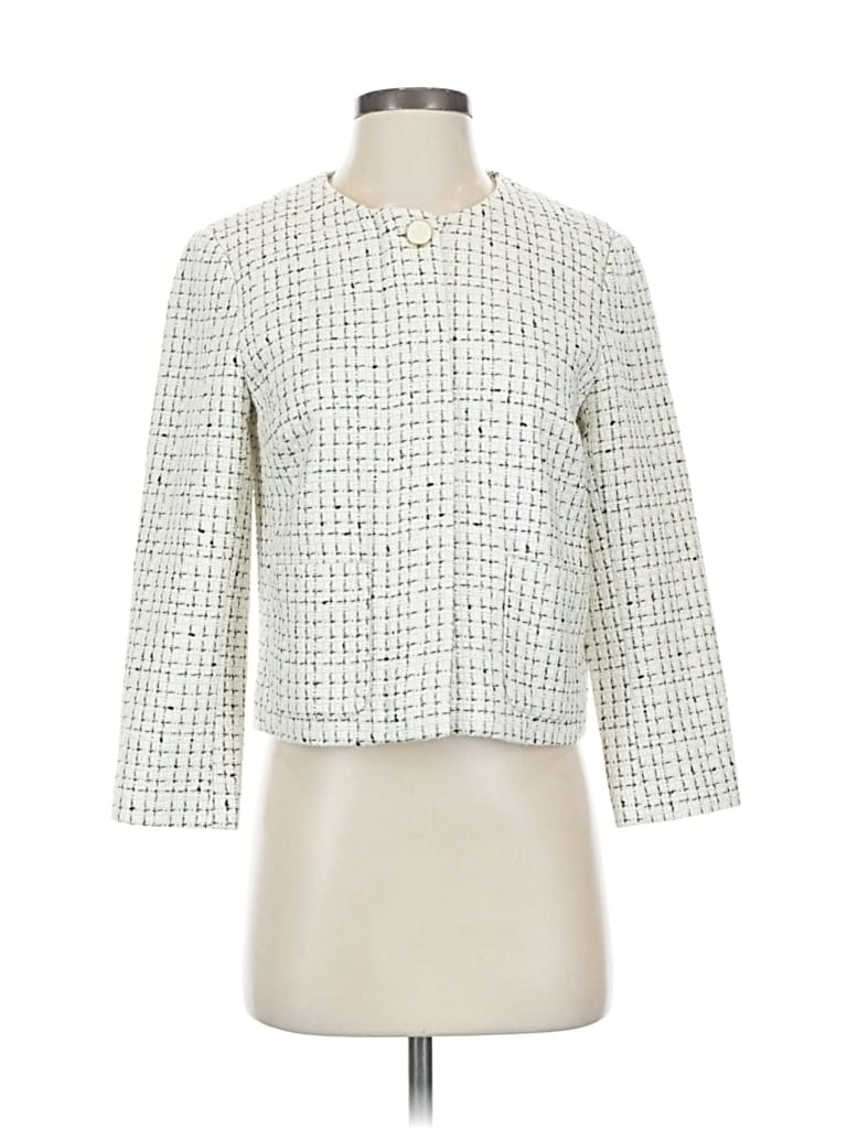 Pre-owned Banana Republic Factory Store Jacket In White