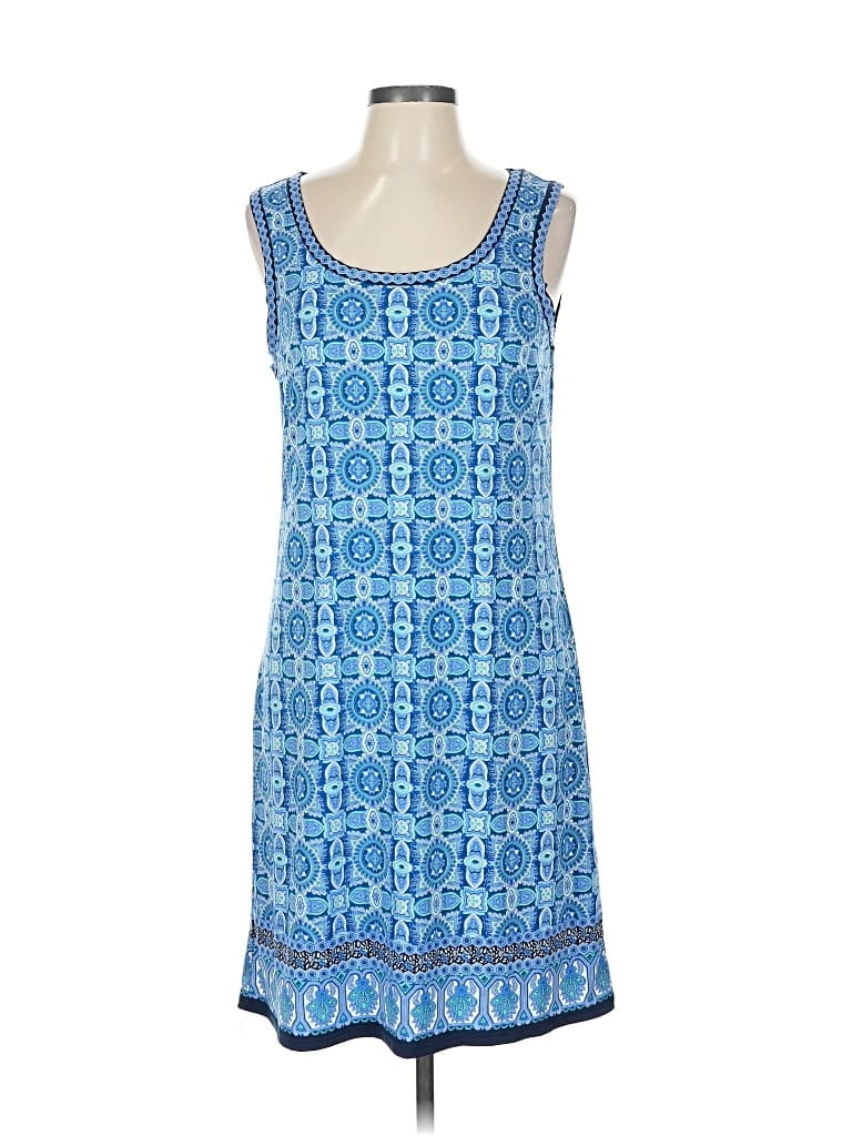 Pre-owned Max Studio Casual Dress In Blue