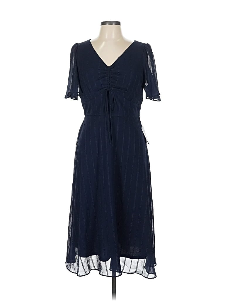 Pre-owned Gabby Skye Cocktail Dress In Blue