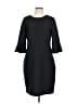 Shoshanna Chevron-herringbone Black Cocktail Dress Size 12 - photo 1