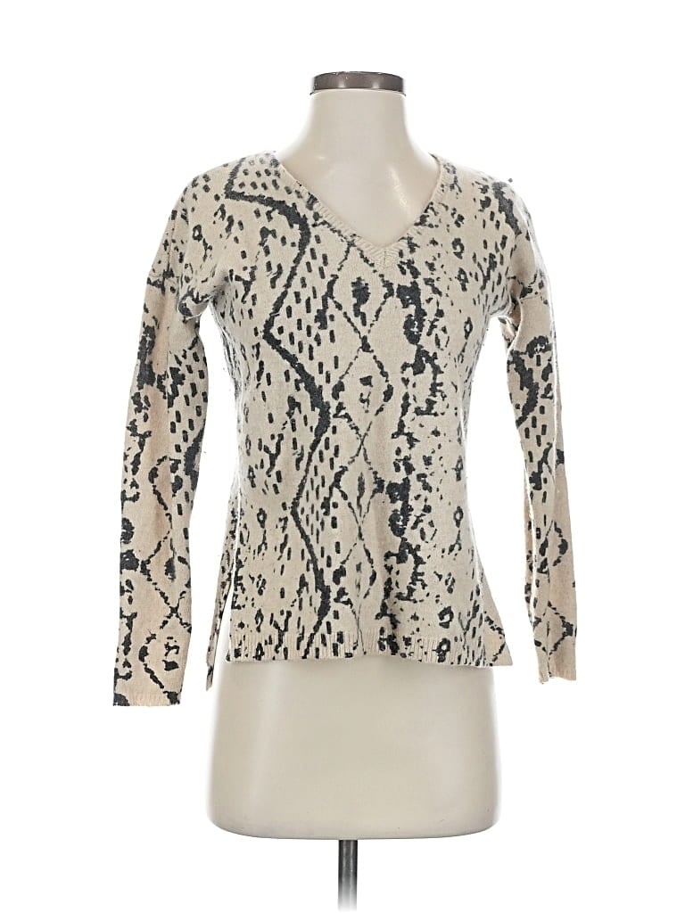 Pre-owned Unbranded Pullover Sweater In White