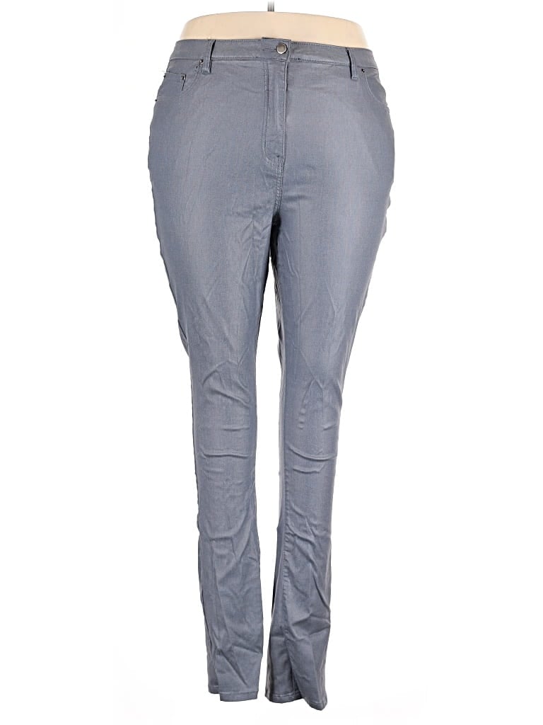 Pre-owned Lts Basics Casual Pants In Gray