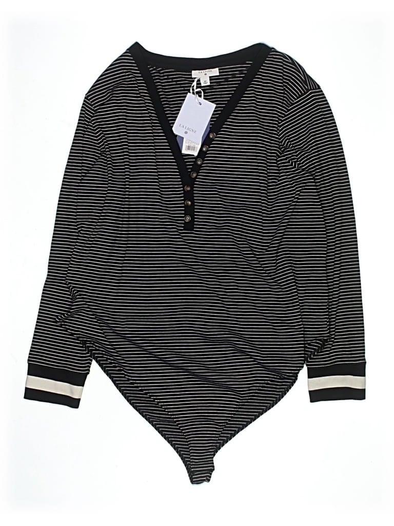 La Ligne Bodysuit In Black