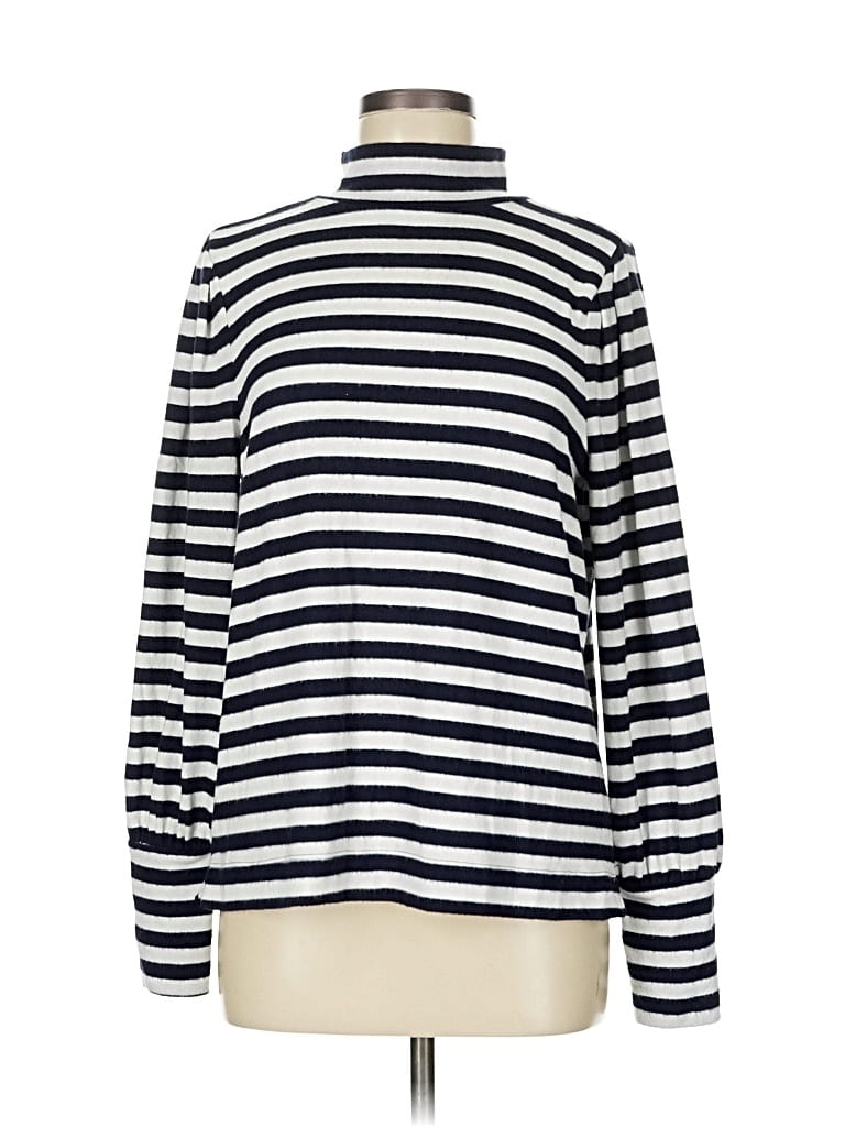 Pre-owned Ann Taylor Loft Turtleneck Sweater In White