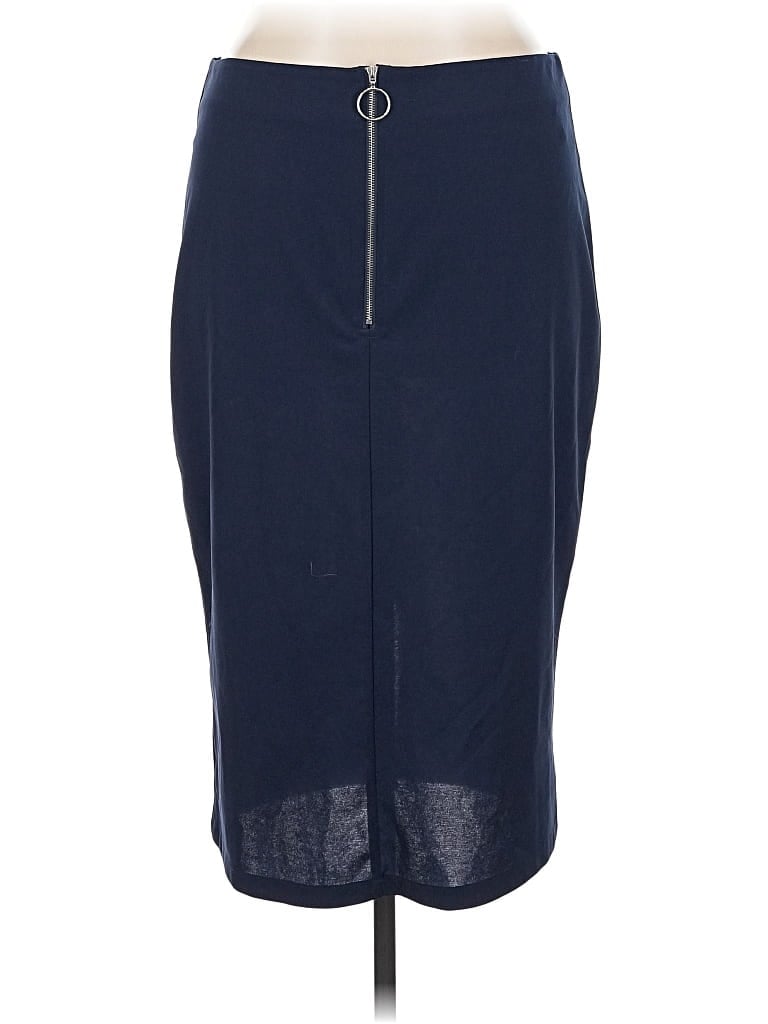 Pre-owned Bloomchic Formal Skirt In Blue