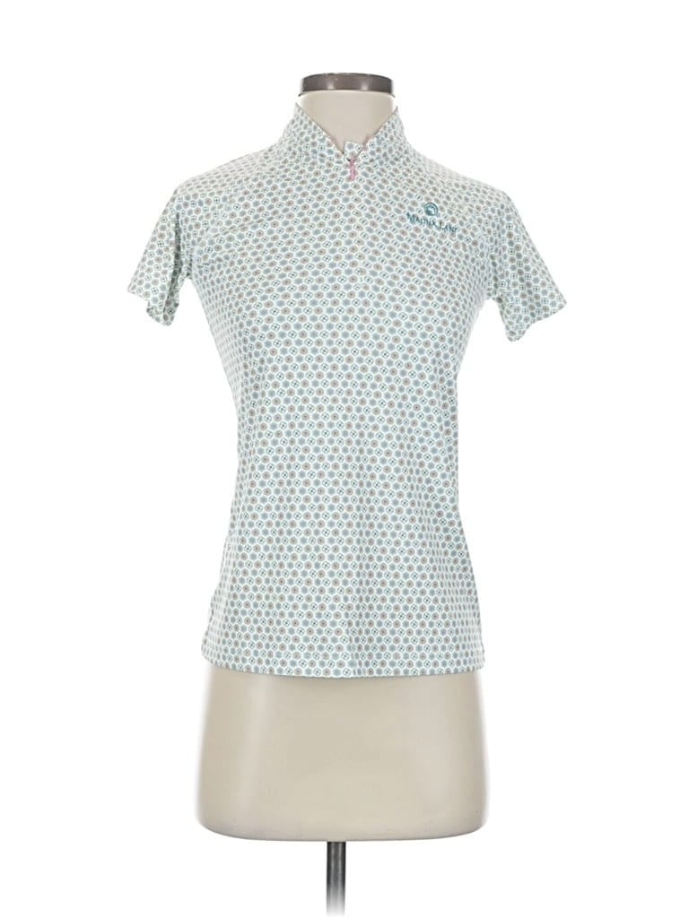 Pre-owned Assorted Brands Short Sleeve Polo Shirt In Blue