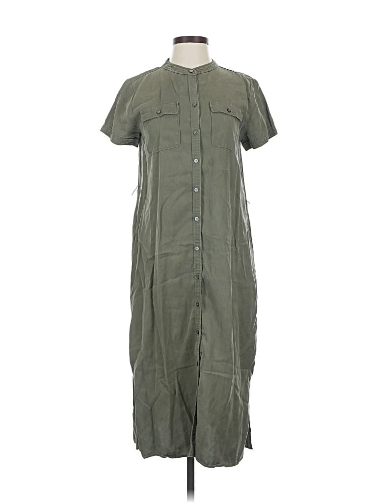 Pre-owned Ann Taylor Loft Casual Dress In Green
