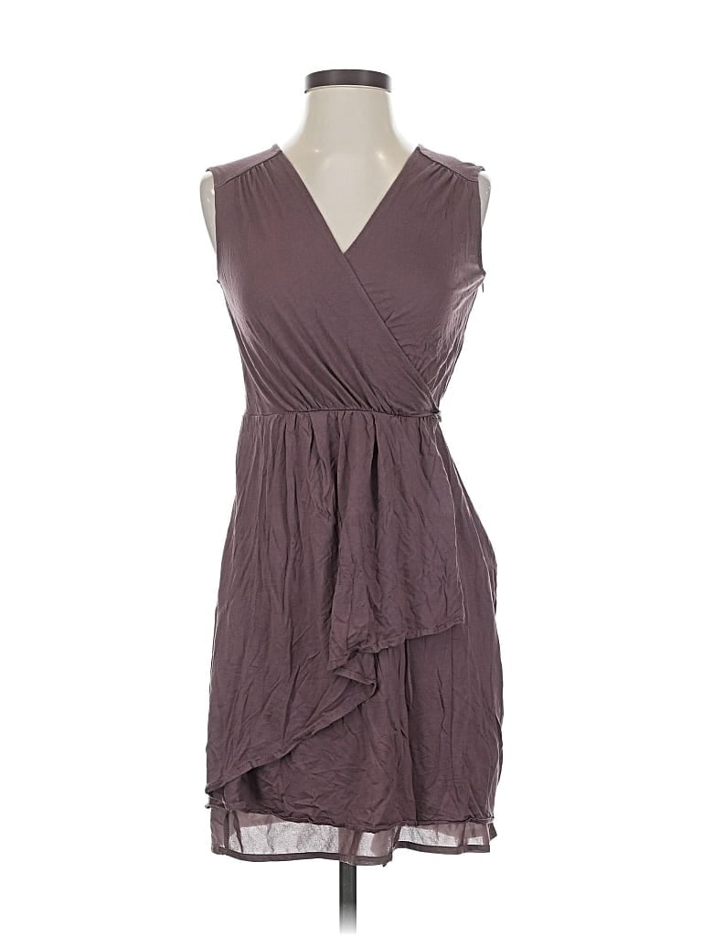 Pre-owned Ann Taylor Loft Casual Dress In Gray