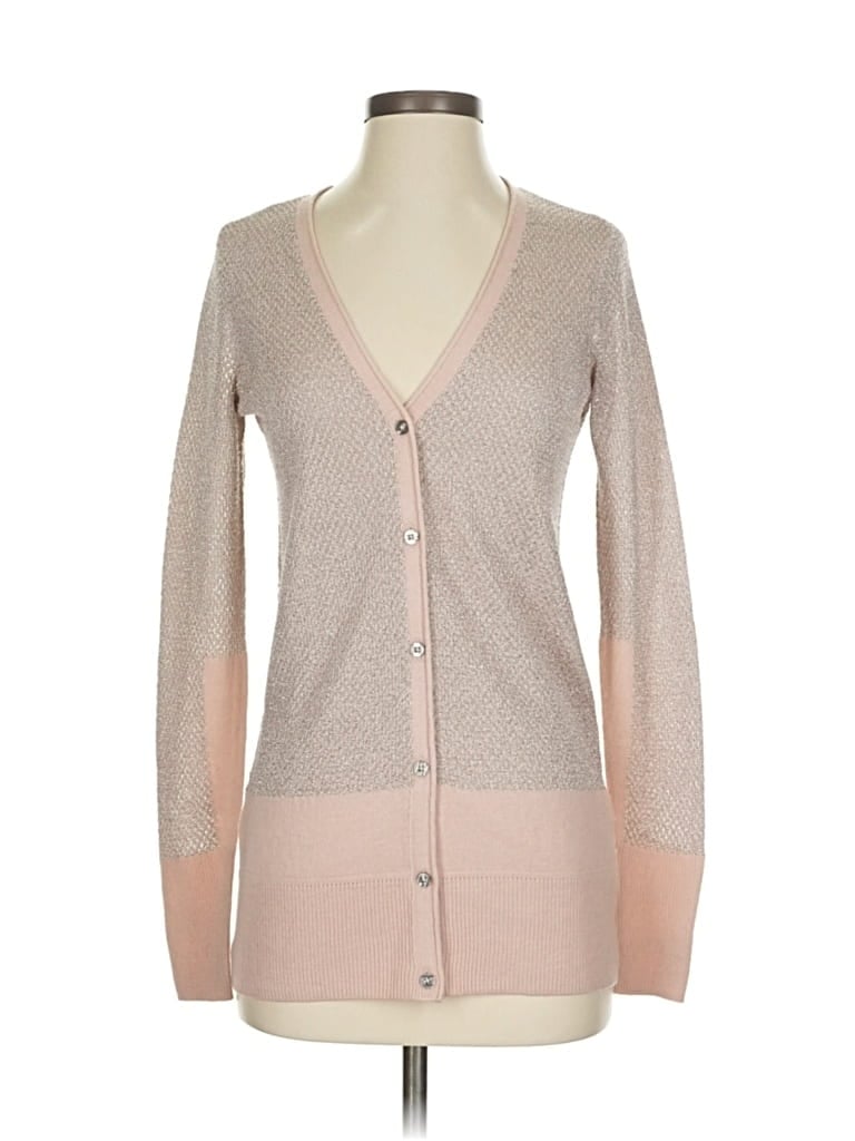 Pre-owned Simply Vera Vera Wang Cardigan Sweater In Brown