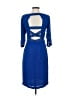 BCBGMAXAZRIA 100% Polyester Solid Blue Cocktail Dress Size XS - photo 2