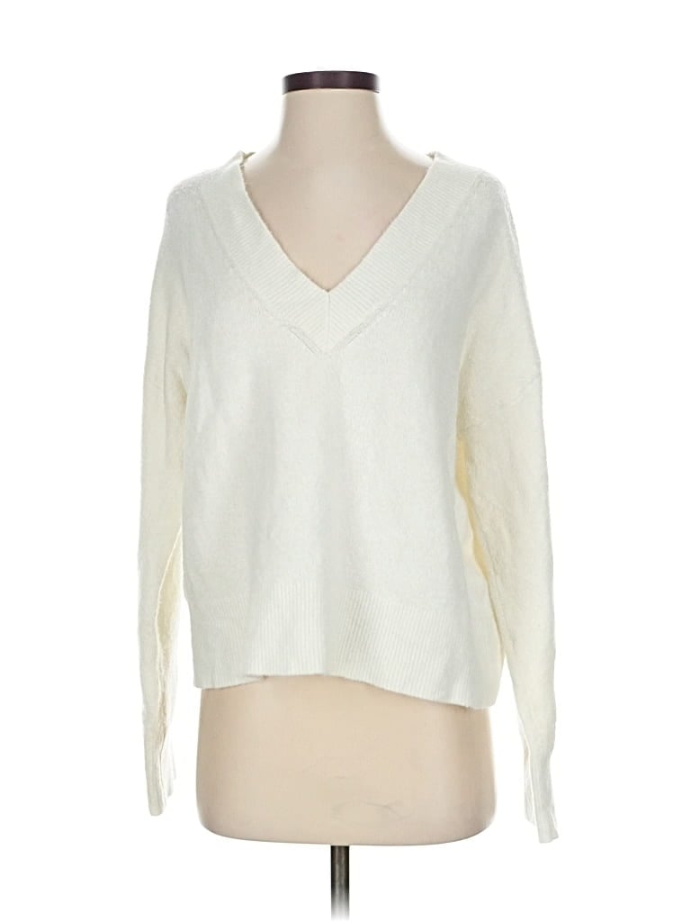 FRENCH CONNECTION Pre-owned Pullover Sweater In White