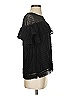 J.Crew 100% Polyester Black Short Sleeve Blouse Size 4 - photo 4