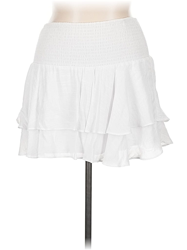 GUESS Pre-owned Casual Skirt In White
