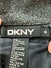 DKNY 100% Polyester Color Block Gray Casual Skirt Size 8 - photo 3