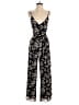 MICHAEL Michael Kors 100% Polyester Paisley Black Jumpsuit Size XS - photo 1