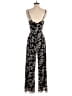 MICHAEL Michael Kors 100% Polyester Paisley Black Jumpsuit Size XS - photo 2