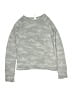 Athleta Girl Camo Gray Pullover Sweater Size 14 - photo 1