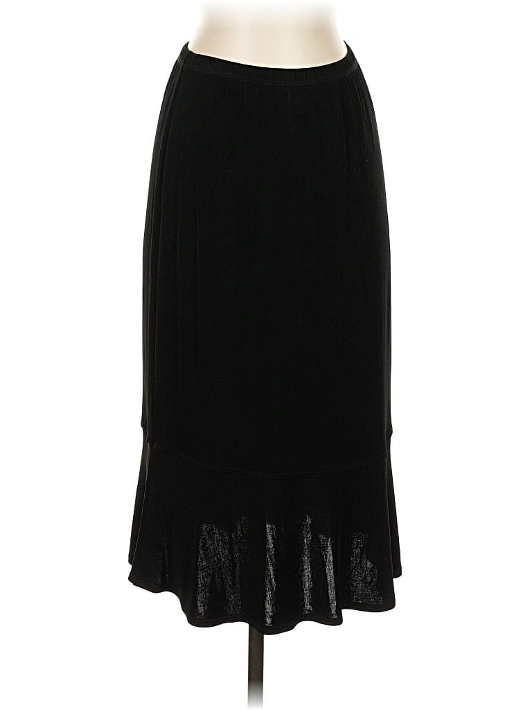 Pre-owned Travelers By Chico's Formal Skirt In Black