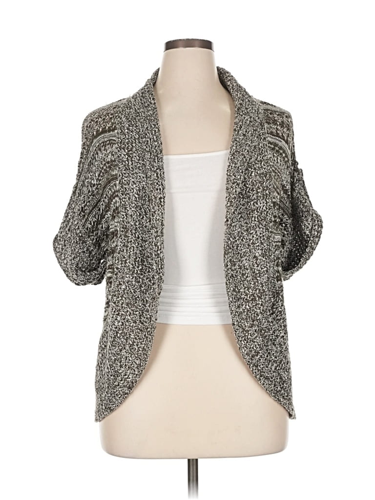 Pre-owned Mudd Cardigan Sweater In Green