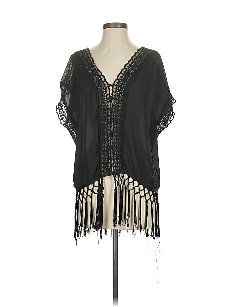 Pre-owned Miami Kimono In Black