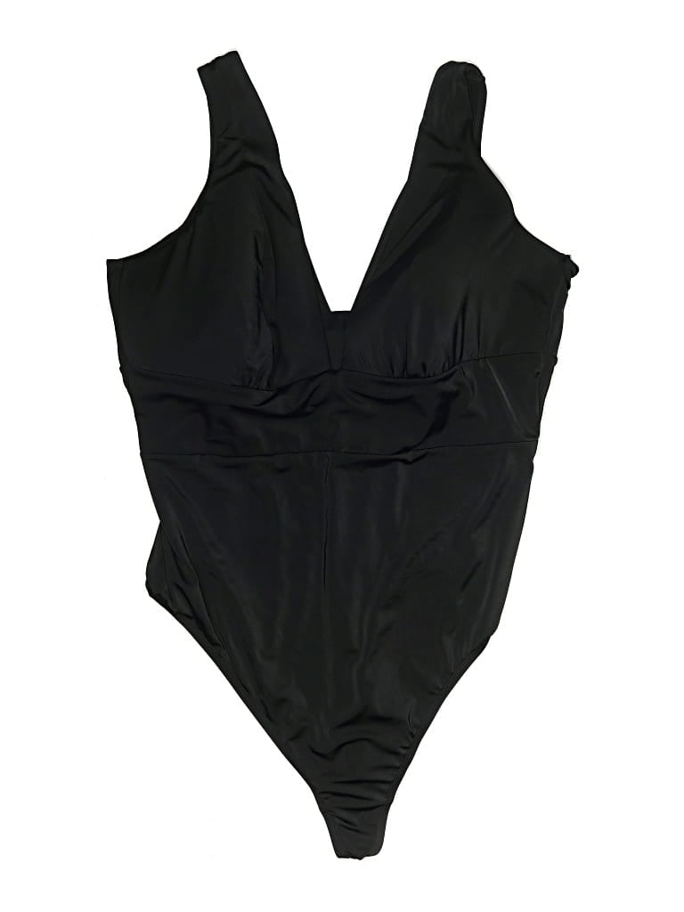 Pre-owned Swim By Cacique One Piece Swimsuit In Black