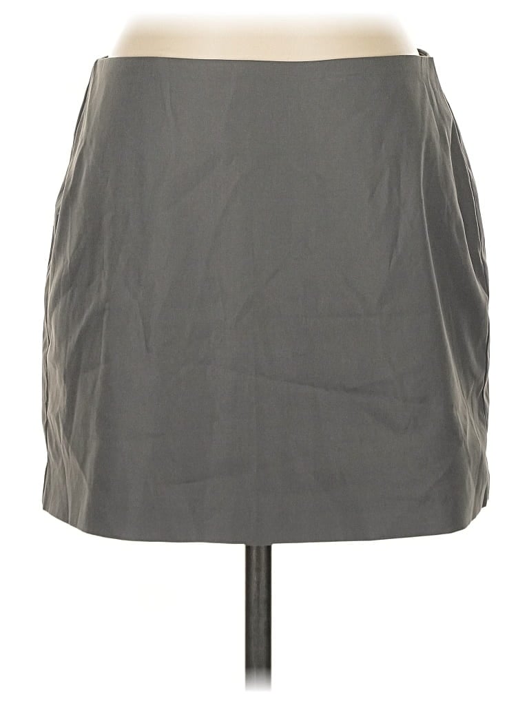 Pre-owned All The Ways Casual Skirt In Gray