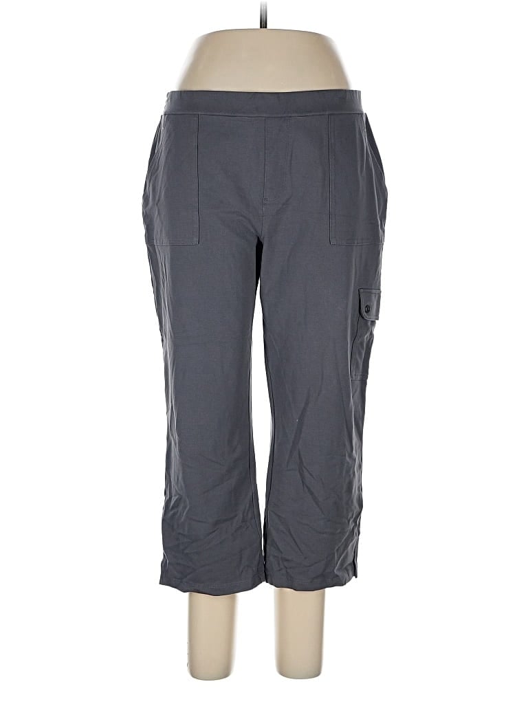 Pre-owned Susan Graver Active Pants In Gray