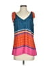 CAbi 100% Polyester Blue Sleeveless Blouse Size S - photo 1