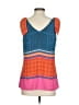 CAbi 100% Polyester Blue Sleeveless Blouse Size S - photo 2