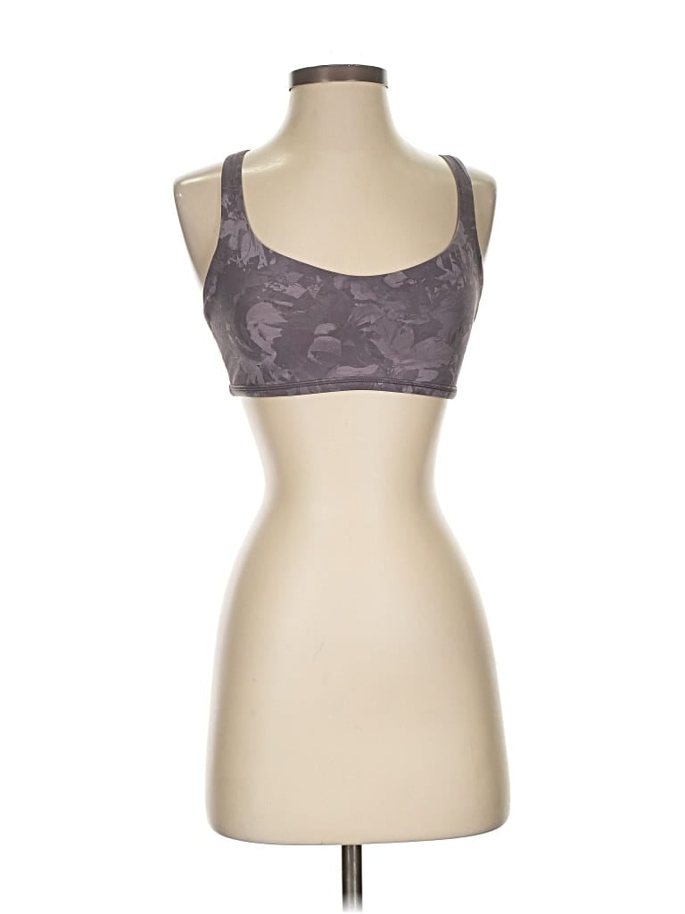Pre-owned Lululemon Athletica Sports Bra In Purple