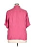 Fig 100% Viscose Pink Short Sleeve Blouse Size XXL - photo 2