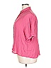 Fig 100% Viscose Pink Short Sleeve Blouse Size XXL - photo 5