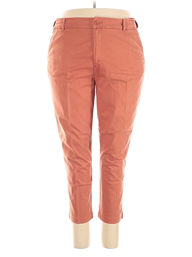 Pre-owned Coldwater Creek Casual Pants In Orange