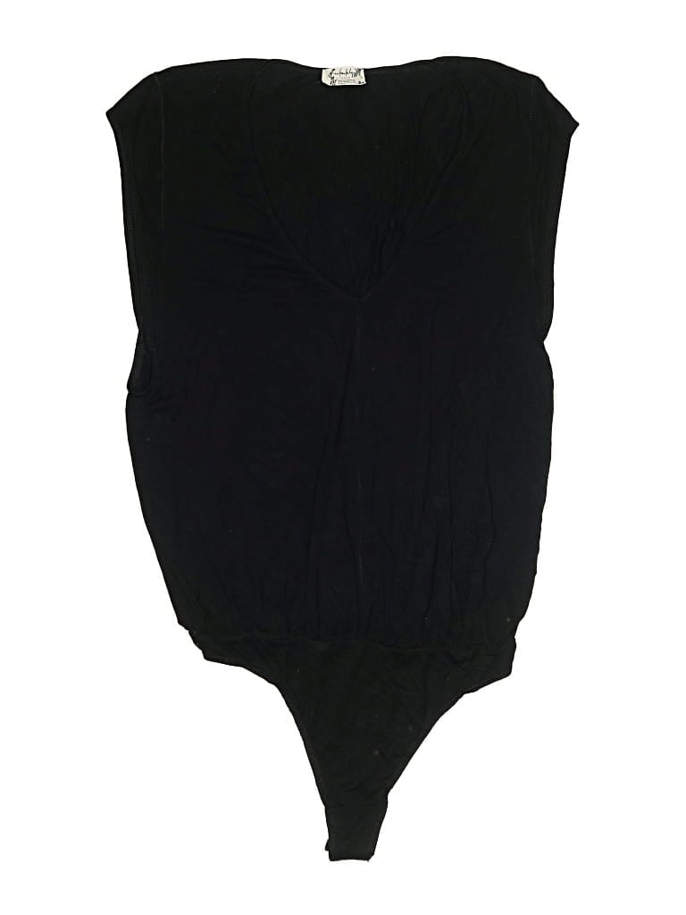 Pre-owned Intimately By Free People Bodysuit In Black