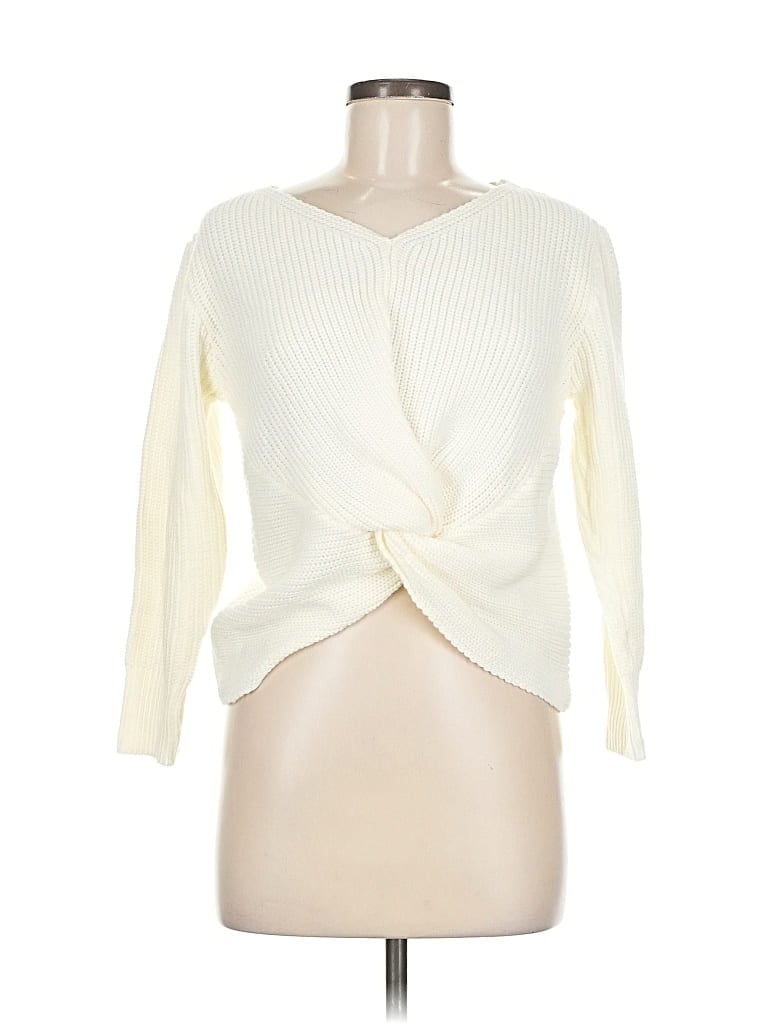 Zaful Cardigan Sweater In White