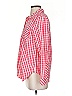 Vineyard Vines Checkered-gingham Pink Red 3/4 Sleeve Button-Down Shirt Size 0 - photo 5