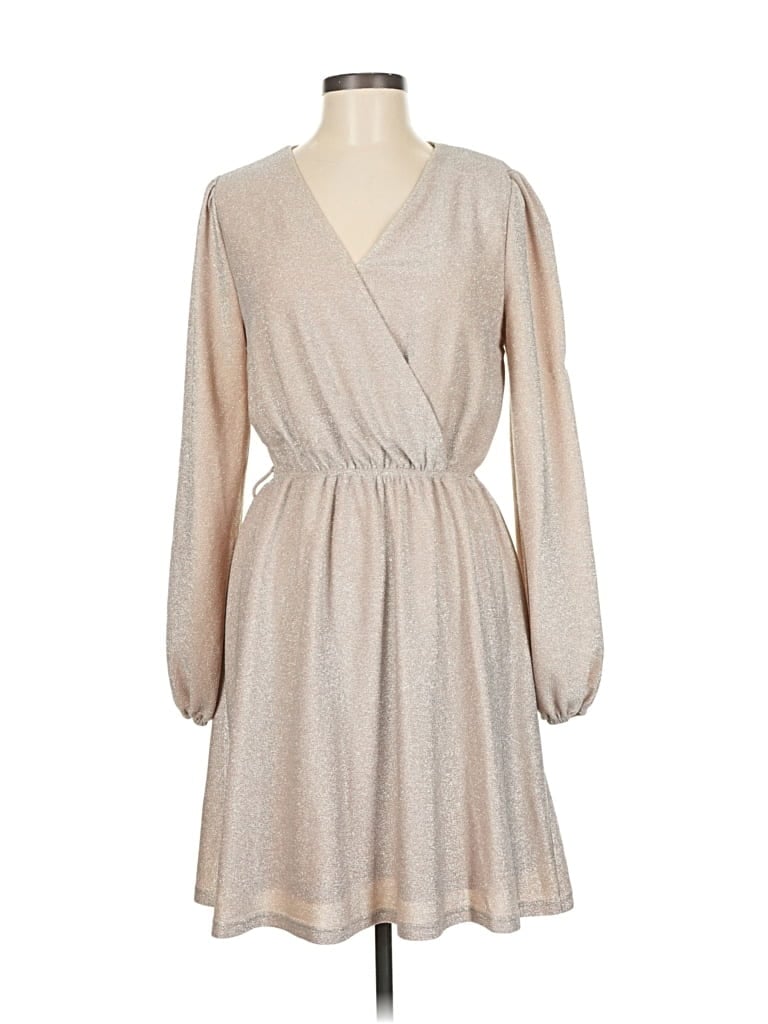 Pre-owned Andree By Unit Casual Dress In Brown