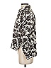 SECULAR 100% Cotton Floral Ivory Long Sleeve Blouse Size XS - photo 5